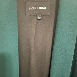 Hunter green women’s pants suit